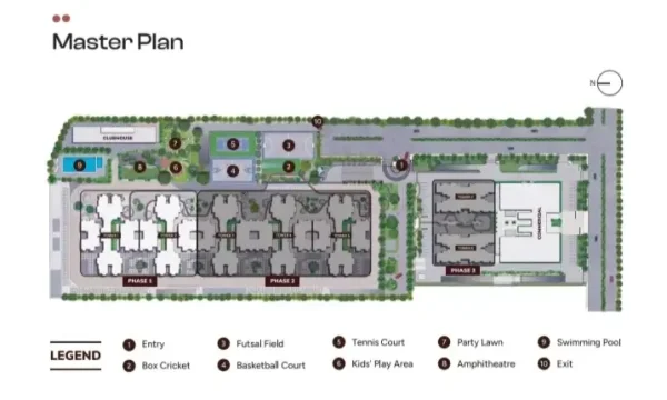 Assetz Sora and Saki master plan HD Assetz Sora and Saki masterplan HD by Assetz Property Group located at KIADB Aerospace Park, Bagalur, North Bangalore, Karnataka